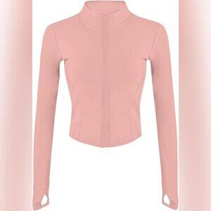 NWT Gacaky Women's Athletic Jacket Lightweight Full Zip Up Yoga Jacket, XS